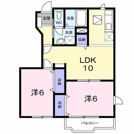 イーストサイドIIの物件間取画像